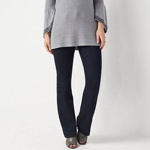 Laurie Felt Silky Denim Flare Pull-On Jeans